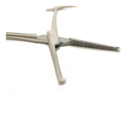 Зажим кровоостанавливающий 1х2 зубый зубчатый прямой N 1 150мм Surgicon Фото товара Зажим кровоостанавливающий 1х2 зубый зубчатый прямой N 1 150мм Surgicon