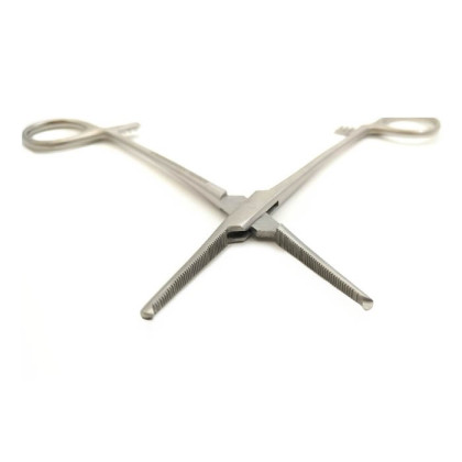 Зажим кровоостанавливающий 1х2 зубый зубчатый прямой N 1 150мм Surgicon Фото товара Зажим кровоостанавливающий 1х2 зубый зубчатый прямой N 1 150мм Surgicon