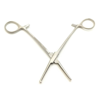 Зажим кровоостанавливающий 1х2 зубый зубчатый прямой N 1 150мм Surgicon Фото товара Зажим кровоостанавливающий 1х2 зубый зубчатый прямой N 1 150мм Surgicon