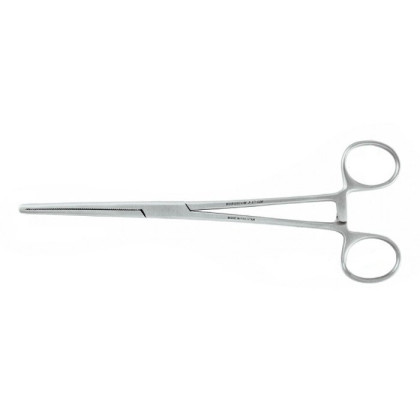 Зажим кровоостанавливающий 1х2 зубый зубчатый прямой N3 200мм Фото товара Зажим кровоостанавливающий 1х2 зубый зубчатый прямой N3 200мм