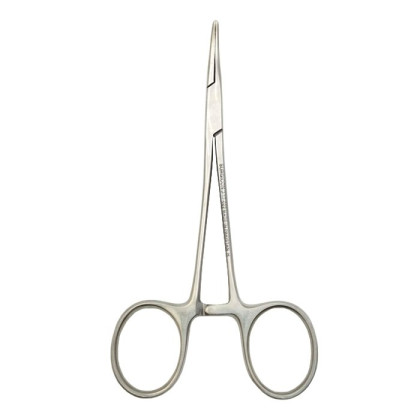 Зажим кровоостанавливающий Москит изогнутый для новорожденных 125 мм Surgicon Фото товара Зажим кровоостанавливающий Москит изогнутый для новорожденных 125 мм Surgicon