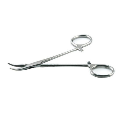 Зажим кровоостанавливающий Москит изогнутый для новорожденных 125 мм Surgicon Фото товара Зажим кровоостанавливающий Москит изогнутый для новорожденных 125 мм Surgicon