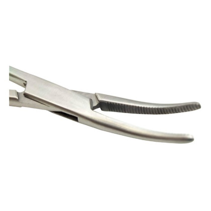 Зажим кровоостанавливающий Москит изогнутый для новорожденных 125 мм Surgicon Фото товара Зажим кровоостанавливающий Москит изогнутый для новорожденных 125 мм Surgicon