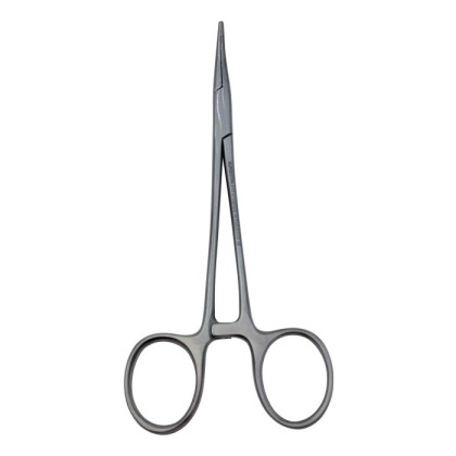 Зажим кровоостанавливающий Москит изогнутый по плоскости 152мм Фото товара Зажим кровоостанавливающий Москит изогнутый по плоскости 152мм