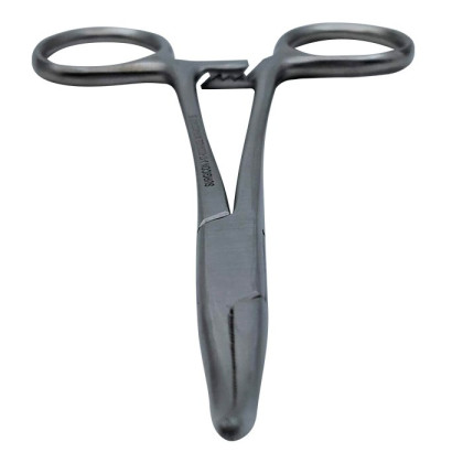 Зажим кровоостанавливающий Москит изогнутый по плоскости 152мм Фото товара Зажим кровоостанавливающий Москит изогнутый по плоскости 152мм