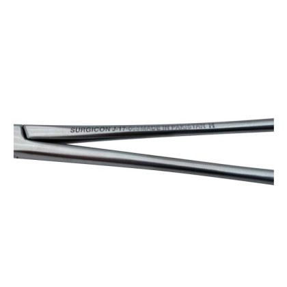 Зажим кровоостанавливающий Москит изогнутый по плоскости 152мм Фото товара Зажим кровоостанавливающий Москит изогнутый по плоскости 152мм