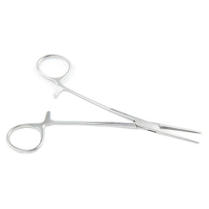 Зажим кровоостанавливающий Москит прямой 150 мм Фото товара Зажим кровоостанавливающий Москит прямой 150 мм