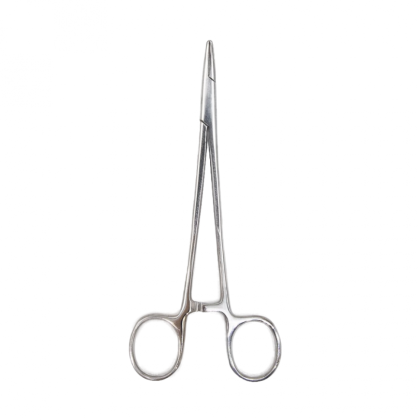 Фото товара Зажим кровоостанавливающий "Москит", сосудистый, изогнутый по плоскости, детский, 165 мм. Surgiwell