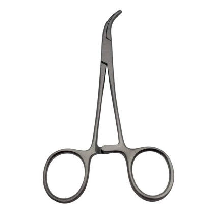 Зажим кровоостанавливающий Москит,зубчатый изогнутый по ребру 154мм Surgicon Фото товара Зажим кровоостанавливающий Москит,зубчатый изогнутый по ребру 154мм Surgicon