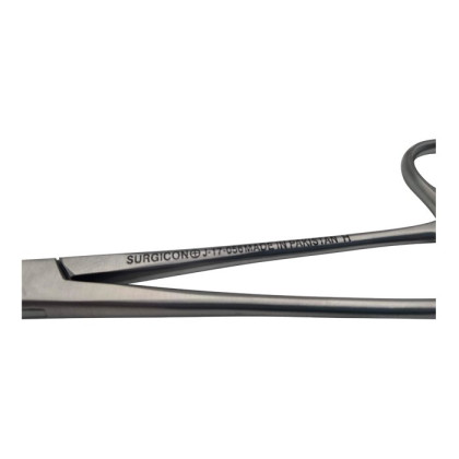 Зажим кровоостанавливающий Москит,зубчатый изогнутый по ребру 154мм Surgicon Фото товара Зажим кровоостанавливающий Москит,зубчатый изогнутый по ребру 154мм Surgicon