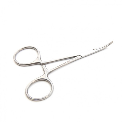 Зажим кровоостанавливающий зубчатый изогнутый 10 см Mikro-Mosquito Surgicon Фото товара Зажим кровоостанавливающий зубчатый изогнутый 10 см Mikro-Mosquito Surgicon