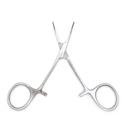 Зажим кровоостанавливающий зубчатый изогнутый 10 см Mikro-Mosquito Surgicon Фото товара Зажим кровоостанавливающий зубчатый изогнутый 10 см Mikro-Mosquito Surgicon