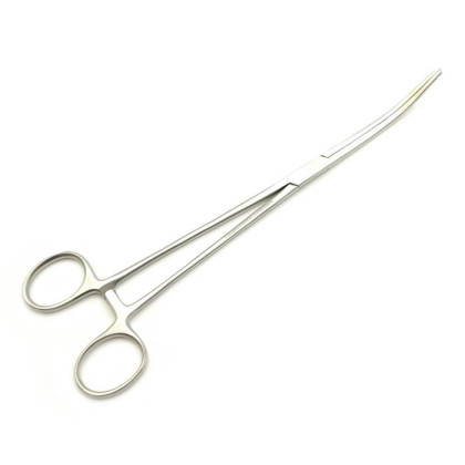 Зажим кровоостанавливающий зубчатый изогнутый N 3 270мм Фото товара Зажим кровоостанавливающий зубчатый изогнутый N 3 270мм