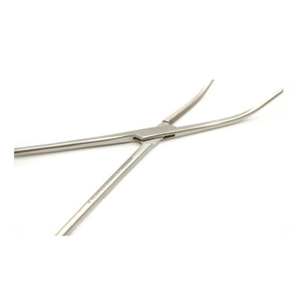 Зажим кровоостанавливающий зубчатый изогнутый N 3 270мм Фото товара Зажим кровоостанавливающий зубчатый изогнутый N 3 270мм