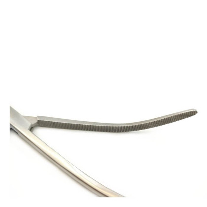 Зажим кровоостанавливающий зубчатый изогнутый N 3 270мм Фото товара Зажим кровоостанавливающий зубчатый изогнутый N 3 270мм