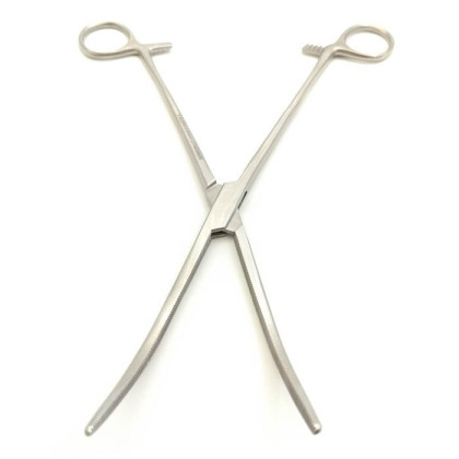 Зажим кровоостанавливающий зубчатый изогнутый N 3 270мм Фото товара Зажим кровоостанавливающий зубчатый изогнутый N 3 270мм