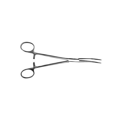 Зажим кровоостанавливающий зубчатый изогнутый № 2, 196 мм Фото товара Зажим кровоостанавливающий зубчатый изогнутый № 2, 196 мм
