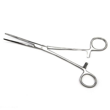 Зажим кровоостанавливающий зубчатый изогнутый №2 ПТО Медтехника Фото товара Зажим кровоостанавливающий зубчатый изогнутый №2 ПТО Медтехника