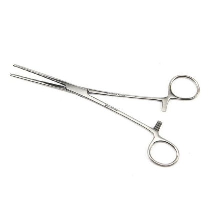 Зажим кровоостанавливающий зубчатый прямой N2 200 мм Фото товара Зажим кровоостанавливающий зубчатый прямой N2 200 мм