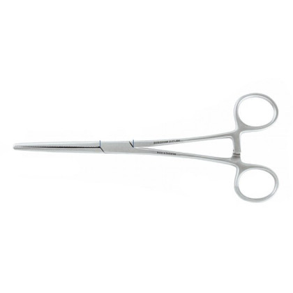 Зажим кровоостанавливающий зубчатый прямой N2 200 мм Фото товара Зажим кровоостанавливающий зубчатый прямой N2 200 мм