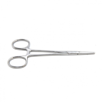 Зажим кровоостанавливающий одно- и двузубый, зубчатый, прямой для новорожденных, 125 мм. Surgiwell Фото товара Зажим кровоостанавливающий одно- и двузубый, зубчатый, прямой для новорожденных, 125 мм. Surgiwell