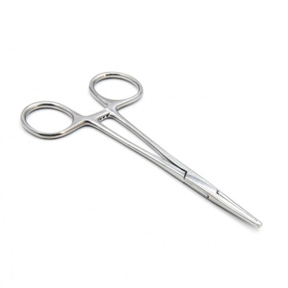 Зажим кровоостанавливающий одно- и двузубый, зубчатый, прямой для новорожденных, 125 мм. Surgiwell Фото товара Зажим кровоостанавливающий одно- и двузубый, зубчатый, прямой для новорожденных, 125 мм. Surgiwell