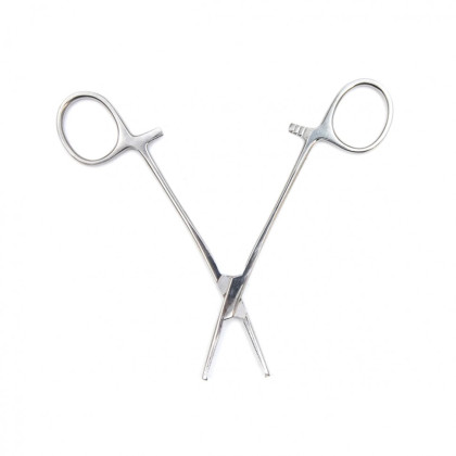 Зажим кровоостанавливающий одно- и двузубый, зубчатый, прямой для новорожденных, 125 мм. Surgiwell Фото товара Зажим кровоостанавливающий одно- и двузубый, зубчатый, прямой для новорожденных, 125 мм. Surgiwell