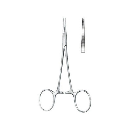 Фото товара Зажим кровоостанавливающий по HALSTED-MOSQUITO (Москит), прямой, 12,5 см KLS Martin