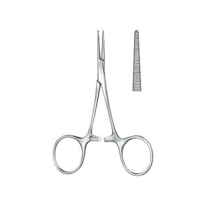 Фото товара Зажим кровоостанавливающий по HARTMANN (Хартманн), прямой, 10 см KLS Martin