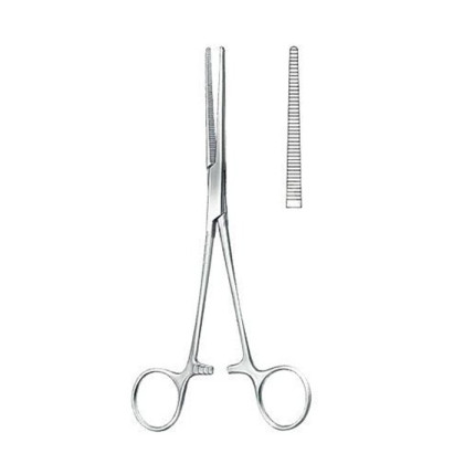 Зажим кровоостанавливающий по Pean, 14,5 см прямой, KLS Martin Фото товара Зажим кровоостанавливающий по Pean, 14,5 см прямой, KLS Martin