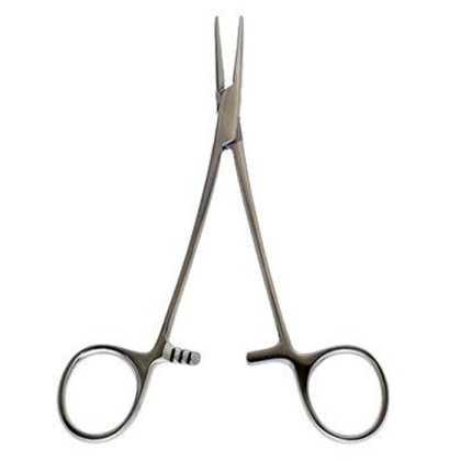 Зажим кровоостанавливающий тип "Москит" изогнутый 150 мм Sammar Фото товара Зажим кровоостанавливающий тип "Москит" изогнутый 150 мм Sammar