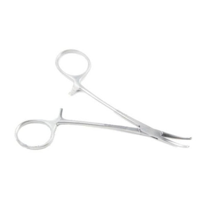 Фото товара Зажим кровоостанавливающий тип "Москит" изогнутый для новорожденных Halsted Mosquito 100 мм Sammar