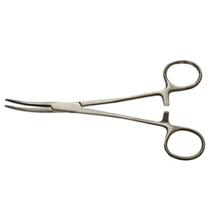 Зажим кровоостанавливающий типа "Москит" изогнутый по ребру, Медтехника Фото товара Зажим кровоостанавливающий типа "Москит" изогнутый по ребру, Медтехника