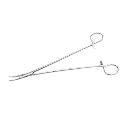 Зажим кровоостанавливающий, зубчатый, вертикально-изогнутый, 240 мм Surgiwell Фото товара Зажим кровоостанавливающий, зубчатый, вертикально-изогнутый, 240 мм Surgiwell