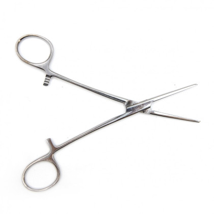 Зажим кровоостанавливающий, зубчатый, прямой №1, 165 мм. Surgiwell Фото товара Зажим кровоостанавливающий, зубчатый, прямой №1, 165 мм. Surgiwell