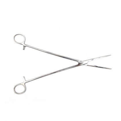 Зажим кровоостанавливающий, зубчатый, прямой, №3, 270 мм. Surgiwell Фото товара Зажим кровоостанавливающий, зубчатый, прямой, №3, 270 мм. Surgiwell