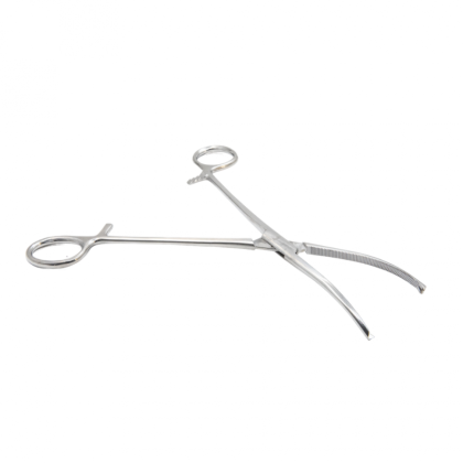 Зажим кровоостанавливающий, одно- и двузубый, зубчатый, изогнутый №3. Surgiwell Фото товара Зажим кровоостанавливающий, одно- и двузубый, зубчатый, изогнутый №3. Surgiwell