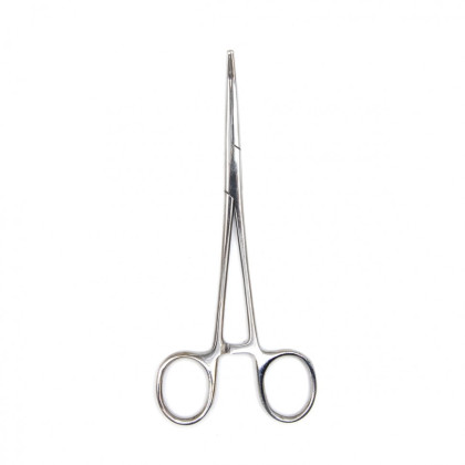 Зажим кровоостанавливающий, с атравматической нарезкой, изогнутый, 160 мм. Surgiwell Фото товара Зажим кровоостанавливающий, с атравматической нарезкой, изогнутый, 160 мм. Surgiwell