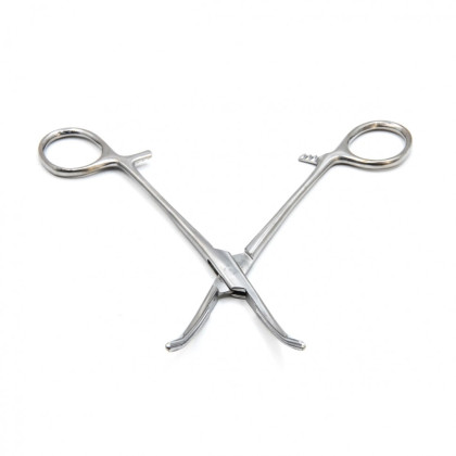 Зажим кровоостанавливающий, с атравматической нарезкой, изогнутый, 160 мм. Surgiwell Фото товара Зажим кровоостанавливающий, с атравматической нарезкой, изогнутый, 160 мм. Surgiwell