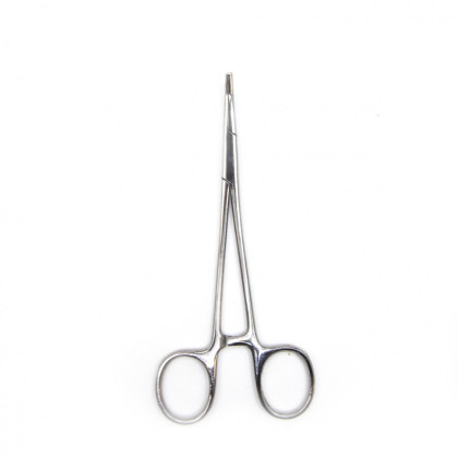 Зажим кровоостанавливливающий, одно- и двузубый, зубчатый, изогнутый №1, 155 мм. Surgiwell Фото товара Зажим кровоостанавливливающий, одно- и двузубый, зубчатый, изогнутый №1, 155 мм. Surgiwell