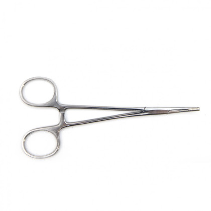 Зажим кровоостанавливливающий, одно- и двузубый, зубчатый, изогнутый №1, 155 мм. Surgiwell Фото товара Зажим кровоостанавливливающий, одно- и двузубый, зубчатый, изогнутый №1, 155 мм. Surgiwell