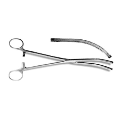 Зажим маточный гемостатический Фото товара Зажим маточный гемостатический