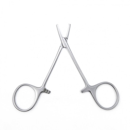 Фото товара Зажим медицинский BABY-MOSQUITO, кровоостанавливающий глазной, прямой с зубом, 84 мм (З-8р), МИЗТ