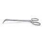 Фото товара Зажим медицинский BACKHAUS, с кремальерой для операционного белья, изогнутый, 150 мм (З-39р), МИЗТ