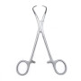 Фото товара Зажим медицинский BACKHAUS, с кремальерой для операционного белья, изогнутый, 150 мм (З-39р), МИЗТ