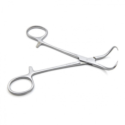 Фото товара Зажим медицинский BACKHAUS, с кремальерой, длина 130мм. (&З-39р), МИЗТ