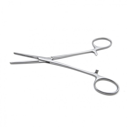 Фото товара Зажим медицинский DE BAKEY-RANKIN, кровоостанавливающий с атравматической нарезкой прямой, 160 мм (З-11-1р), МИЗТ