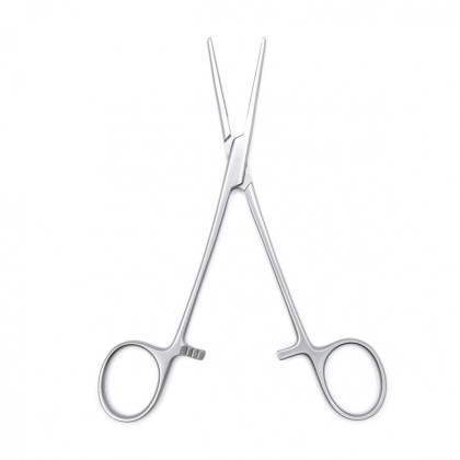 Фото товара Зажим медицинский DE BAKEY-RANKIN, кровоостанавливающий с атравматической нарезкой прямой, 160 мм (З-11-1р), МИЗТ