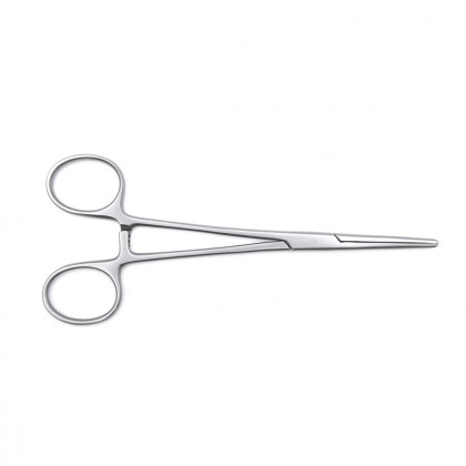 Фото товара Зажим медицинский DE BAKEY-RANKIN, кровоостанавливающий с атравматической нарезкой прямой, 160 мм (З-11-1р), МИЗТ