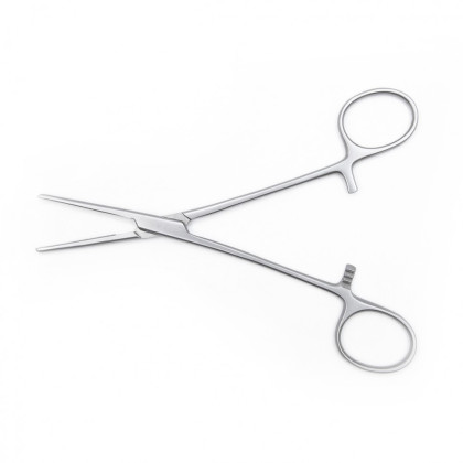 Фото товара Зажим медицинский DE BAKEY-RANKIN, кровоостанавливающий с атравматической нарезкой прямой, 160 мм (З-11-1р), МИЗТ